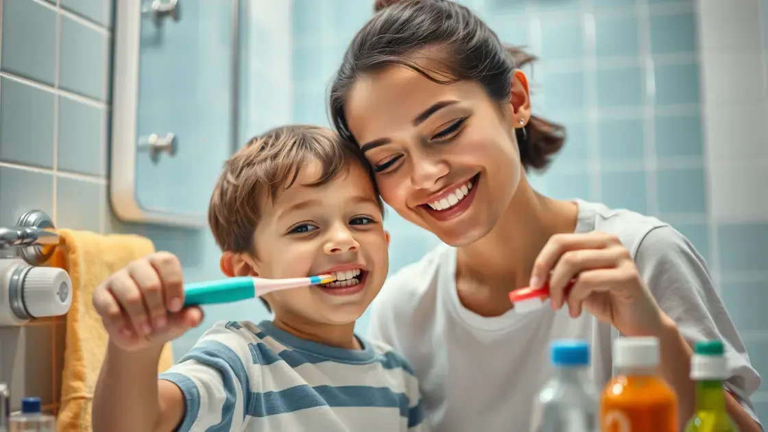 O papel dos pais na saúde bucal infantil